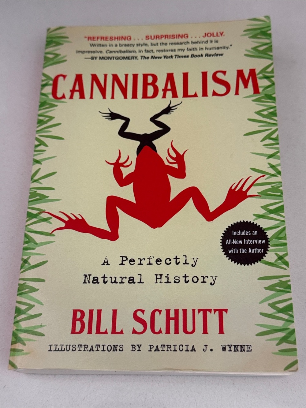 Cannibalism: A Perfectly Natural History - Bill Schutt paperback soft Cover